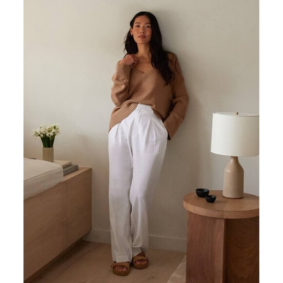Jenni Kayne Riley Linen Trouser Pants Size 0 - Picture 1 of 11